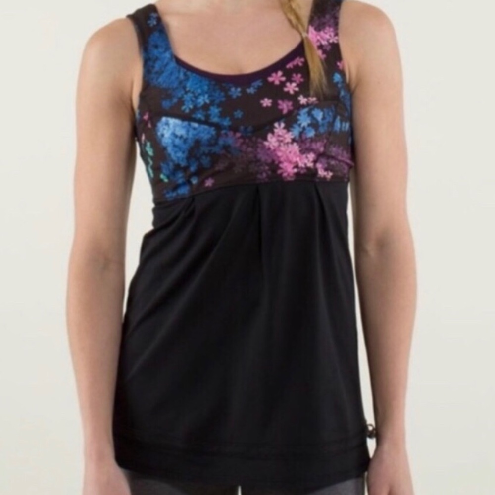 Lululemon floral tame me tank (BB)